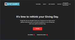 Desktop Screenshot of givesource.com