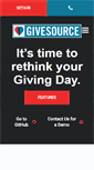 Mobile Screenshot of givesource.com