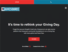 Tablet Screenshot of givesource.com
